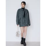 ヴィンテージライクフェイクレザーミニスカート | MURUA | 詳細画像18 