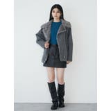 ヴィンテージライクフェイクレザーミニスカート | MURUA | 詳細画像25 