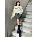 ヴィンテージライクフェイクレザーミニスカート | MURUA | 詳細画像27 