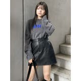 ヴィンテージライクフェイクレザーミニスカート | MURUA | 詳細画像28 