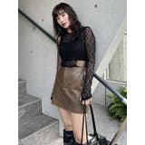 ヴィンテージライクフェイクレザーミニスカート | MURUA | 詳細画像32 