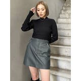 ヴィンテージライクフェイクレザーミニスカート | MURUA | 詳細画像38 