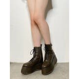 ブラウン | レースアップブーツ | MURUA