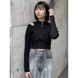 カシュクールハーフジップトップス | MURUA | 詳細画像17 