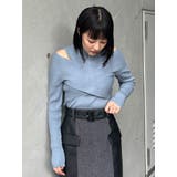 カシュクールハーフジップトップス | MURUA | 詳細画像21 