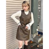 フェイクレザーホックミニワンピース | MURUA | 詳細画像13 