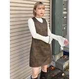 フェイクレザーホックミニワンピース | MURUA | 詳細画像2 