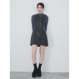 フェイクレザーホックミニワンピース | MURUA | 詳細画像7 