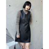 フェイクレザーホックミニワンピース | MURUA | 詳細画像9 