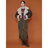 シャイニーカーゴマキシスカート | MURUA | 詳細画像7 