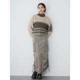 シャイニーカーゴマキシスカート | MURUA | 詳細画像9 