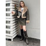 ヴィンテージライクフェイクレザーミニスカート | MURUA | 詳細画像20 