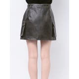 ヴィンテージライクフェイクレザーミニスカート | MURUA | 詳細画像24 