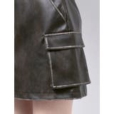 ヴィンテージライクフェイクレザーミニスカート | MURUA | 詳細画像28 