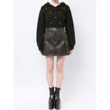 ヴィンテージライクフェイクレザーミニスカート | MURUA | 詳細画像31 