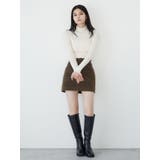 フェイクヌバックミニスカート | MURUA | 詳細画像4 