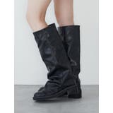 フェイクレザーカバーブーツ | MURUA | 詳細画像1 