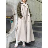ベージュ | ドッキングトレンチコート | MURUA