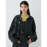 ショートデニムジャケット【セットアップ着用可】 | MURUA | 詳細画像3