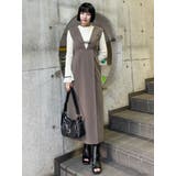 フロントベルトジャンパースカート | MURUA | 詳細画像3 