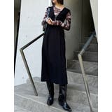 ブラック | フロントベルトジャンパースカート | MURUA