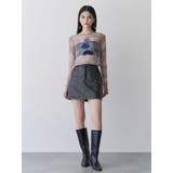 ヴィンテージライクミニスカート【セットアップ着用可】 | MURUA | 詳細画像4 