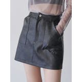 ブラック | ヴィンテージライクミニスカート【セットアップ着用可】 | MURUA