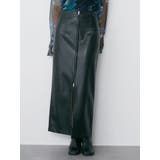 マルチウェイナローフェイクレザースカート | MURUA | 詳細画像1 