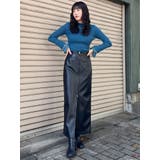 マルチウェイナローフェイクレザースカート | MURUA | 詳細画像11 