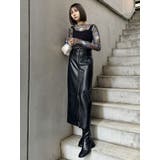 マルチウェイナローフェイクレザースカート | MURUA | 詳細画像14 