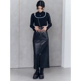 マルチウェイナローフェイクレザースカート | MURUA | 詳細画像2 