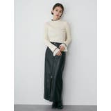 マルチウェイナローフェイクレザースカート | MURUA | 詳細画像5 