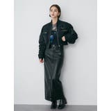 マルチウェイナローフェイクレザースカート | MURUA | 詳細画像6 