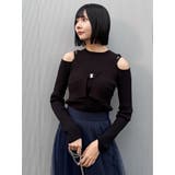 フロントホックカットアウトニット | MURUA | 詳細画像5