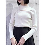 アイボリー | カットツイストタイトニット | MURUA