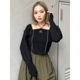 【Kappa】トリミングリボンネックニット | MURUA | 詳細画像3 