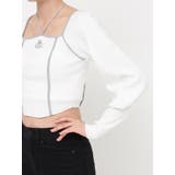 【Kappa】トリミングリボンネックニット | MURUA | 詳細画像32 