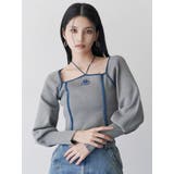 【Kappa】トリミングリボンネックニット | MURUA | 詳細画像4 