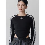 ブラック | 【Kappa】レオタードロゴロンT | MURUA