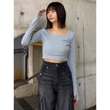プレートクロップドトップス | MURUA | 詳細画像14