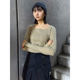 プレートクロップドトップス | MURUA | 詳細画像18