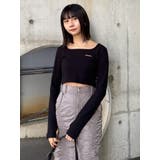 プレートクロップドトップス | MURUA | 詳細画像3