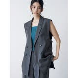 バックベルトテーラードジレ【セットアップ着用可】 | MURUA | 詳細画像1