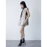 バックベルトテーラードジレ【セットアップ着用可】 | MURUA | 詳細画像16