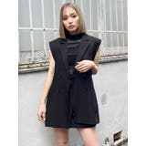 バックベルトテーラードジレ【セットアップ着用可】 | MURUA | 詳細画像18