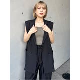 バックベルトテーラードジレ【セットアップ着用可】 | MURUA | 詳細画像2