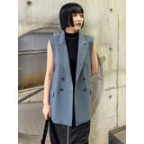 バックベルトテーラードジレ【セットアップ着用可】 | MURUA | 詳細画像3