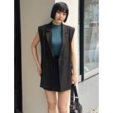 バックベルトテーラードジレ【セットアップ着用可】 | MURUA | 詳細画像35