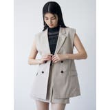 バックベルトテーラードジレ【セットアップ着用可】 | MURUA | 詳細画像4