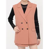 オレンジ | バックベルトテーラードジレ【セットアップ着用可】 | MURUA